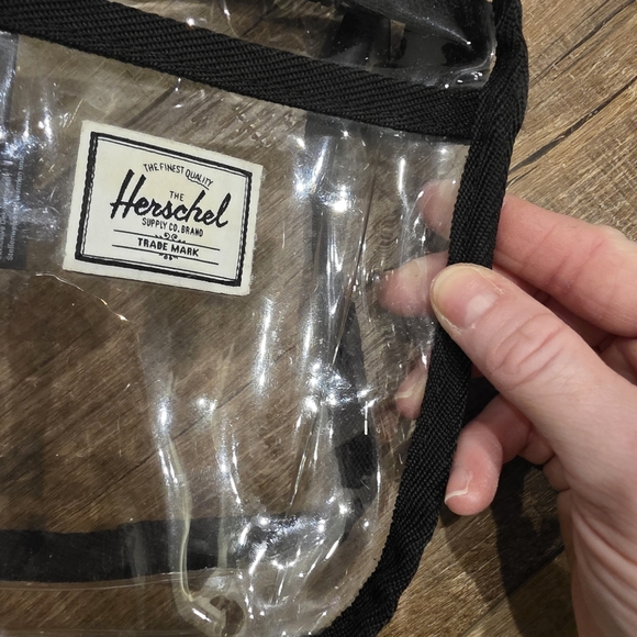 Herschel Black and Transparent Backpack - Picture 3 of 5